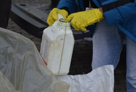 Recolhimento de embalagens de agrotxicos.