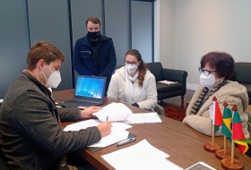 Assinatura do termo aditivo do contrato com o Hospital Ftima.